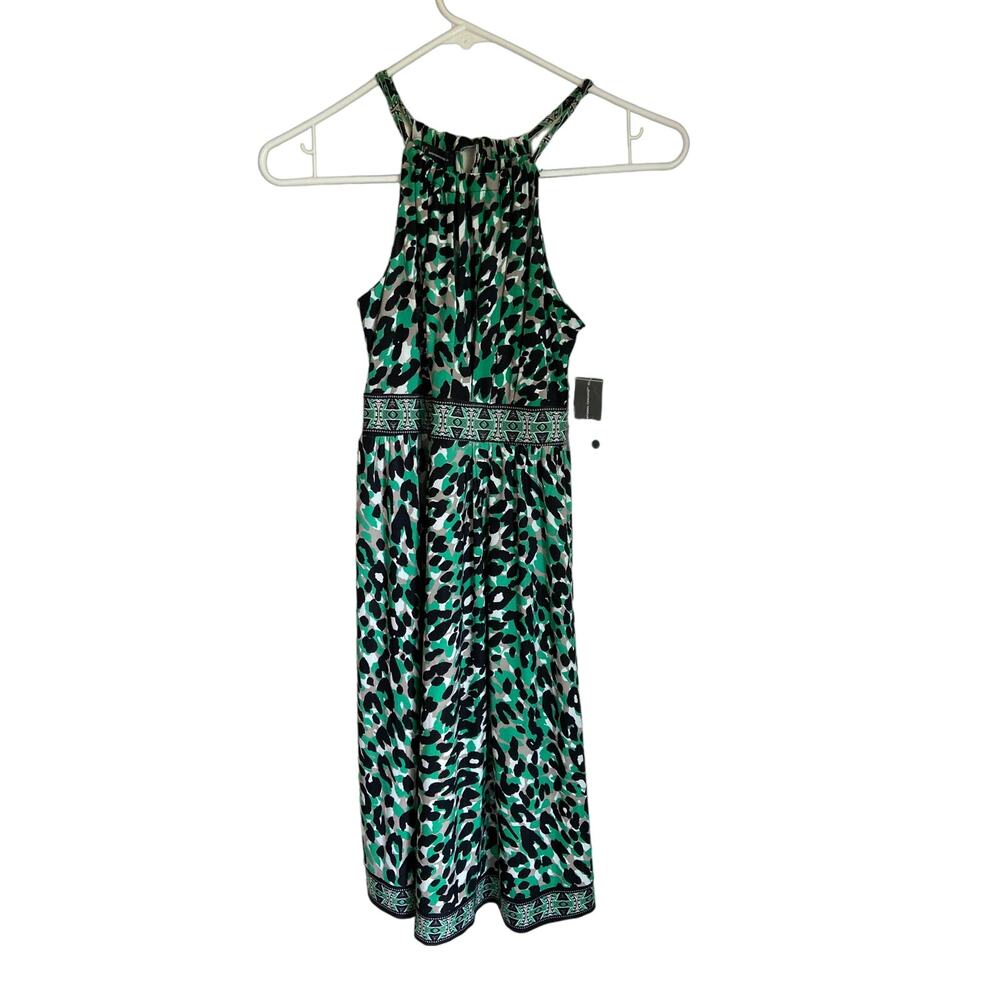NWT Inc International Concepts Indian Summer Leopard Print Dress Size XS